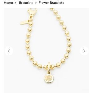 Rellery Daisy bracelet- 18K GOLD OVER STERLING SILVER
